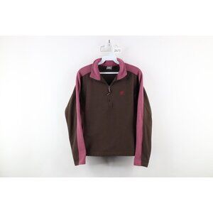 Vtg Nike ACG Womens Small Faded Travis Scott Mini Swoosh Half Zip Fleece Sweater